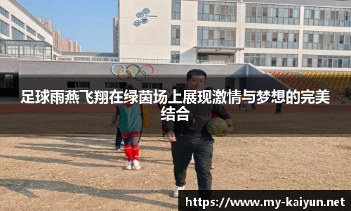 足球雨燕飞翔在绿茵场上展现激情与梦想的完美结合